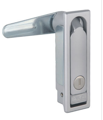 Zinc Alloy Electrical Cabinet Door Lock Silver 3 Point Panel Lock